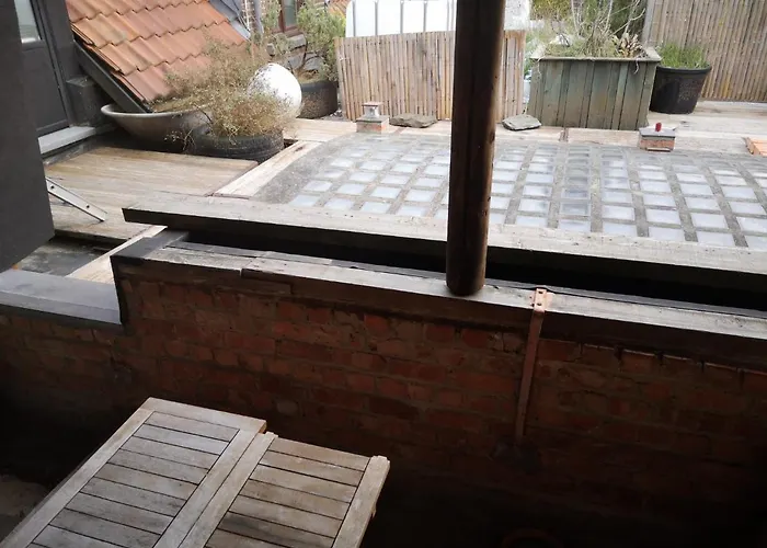 Artistic Loft With Big Sun Terrace Appartement Gent